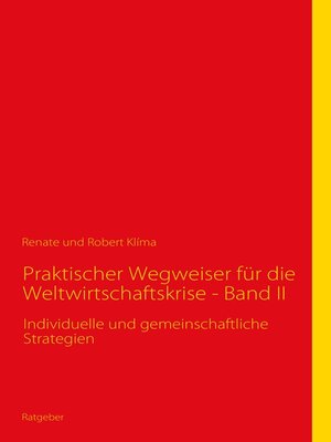 cover image of Praktischer Wegweiser für die Weltwirtschaftskrise--Band II